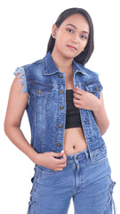 Short Sleeve Denim jacket