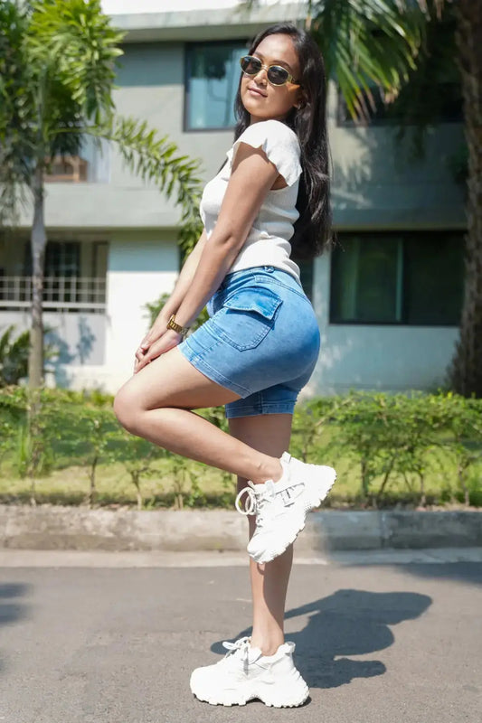 denim shorts, blue shorts, denim blue shorts, womens shorts, rebeldrapes