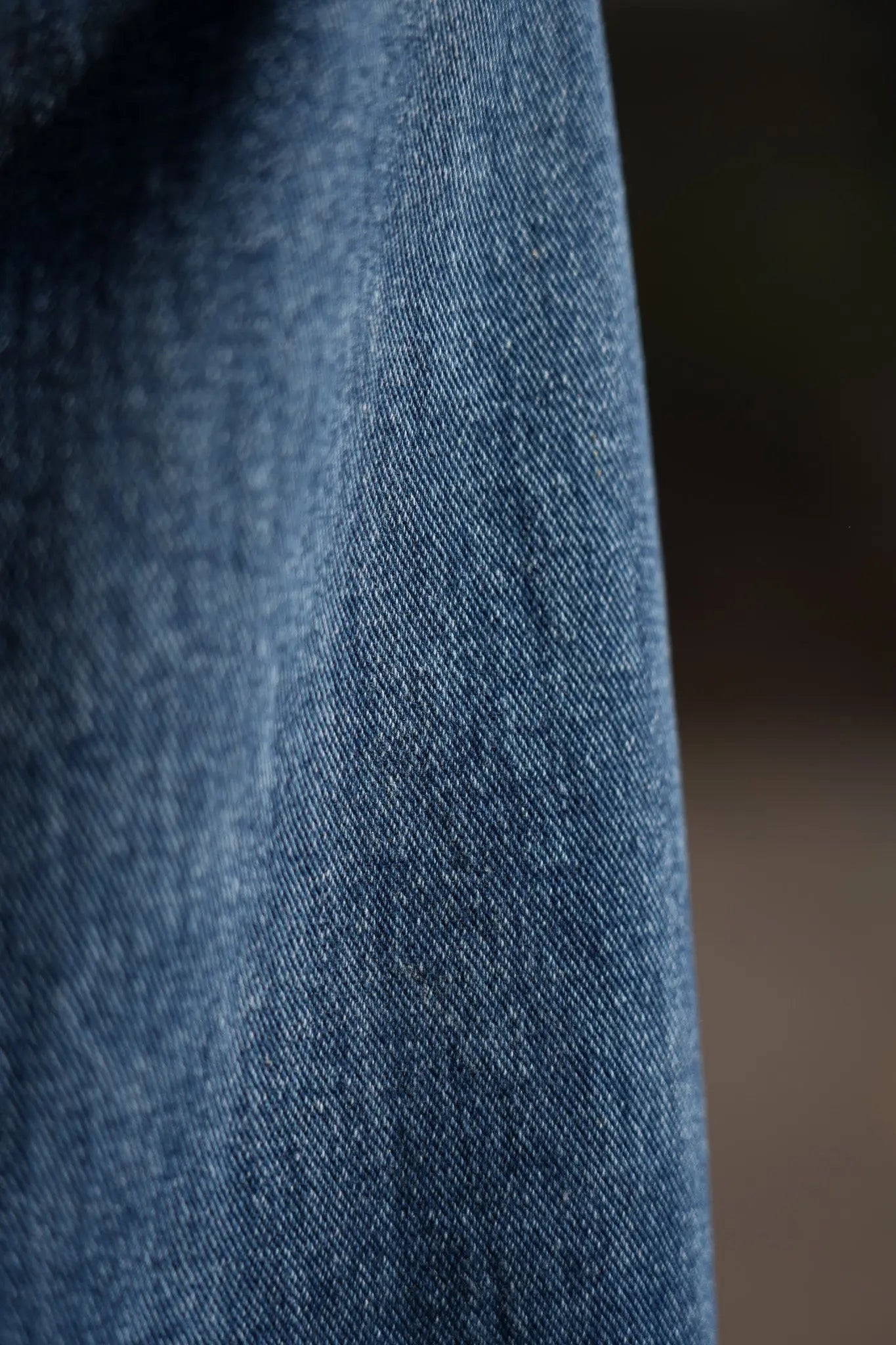 Premium Cotton Wide Leg Jeans with Hem Distress DLPL