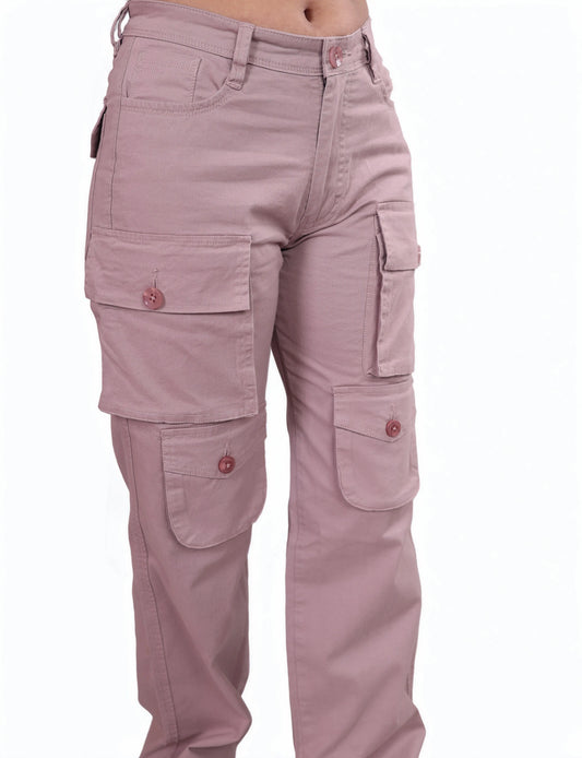 Dusky Pink Cargo Pant DLPL