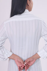 Full Sleeve Green Stripes Shirt