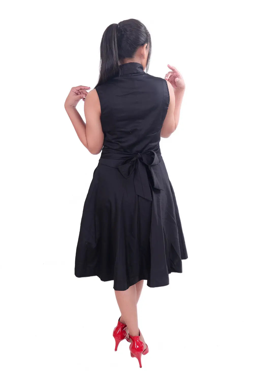 Black A Line Dress DLPL