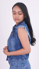 Short Sleeve Denim jacket