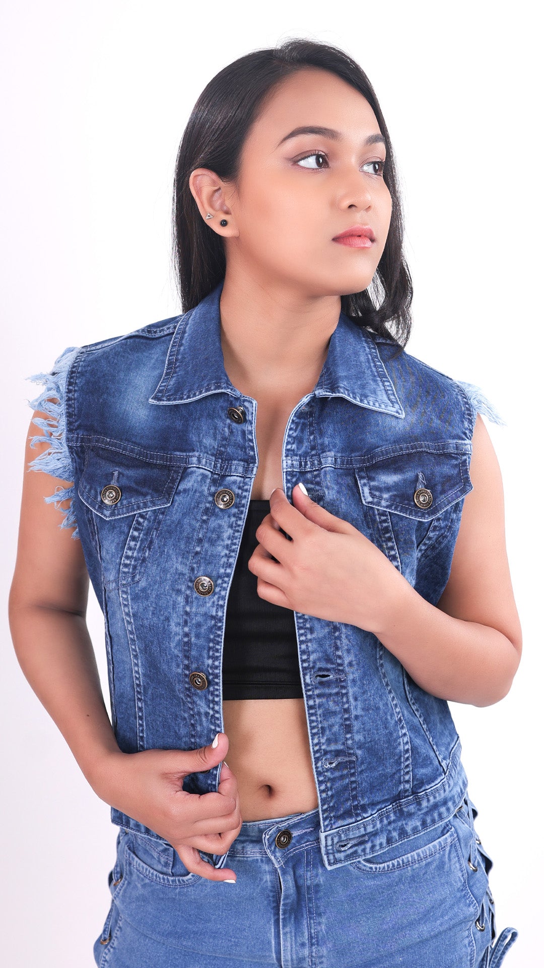 Short Sleeve Denim jacket