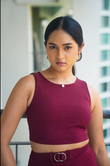 Beige Sleeveless Top (Copy) DLPL