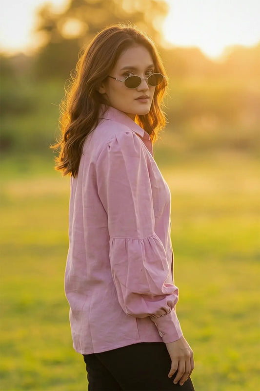 Pink Shirt, Baby Pink Shirt, Rebeldrapes Shirt, Rebeldrapes, Shirt