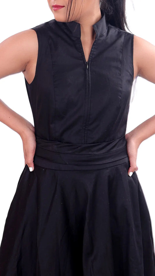 Black A line dress DLPL