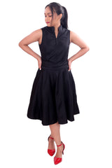 Black A line dress