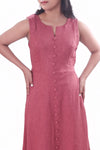 Dark Peach Midi Dress DLPL