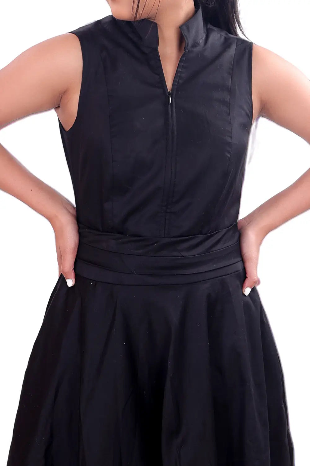 Black A Line Dress DLPL