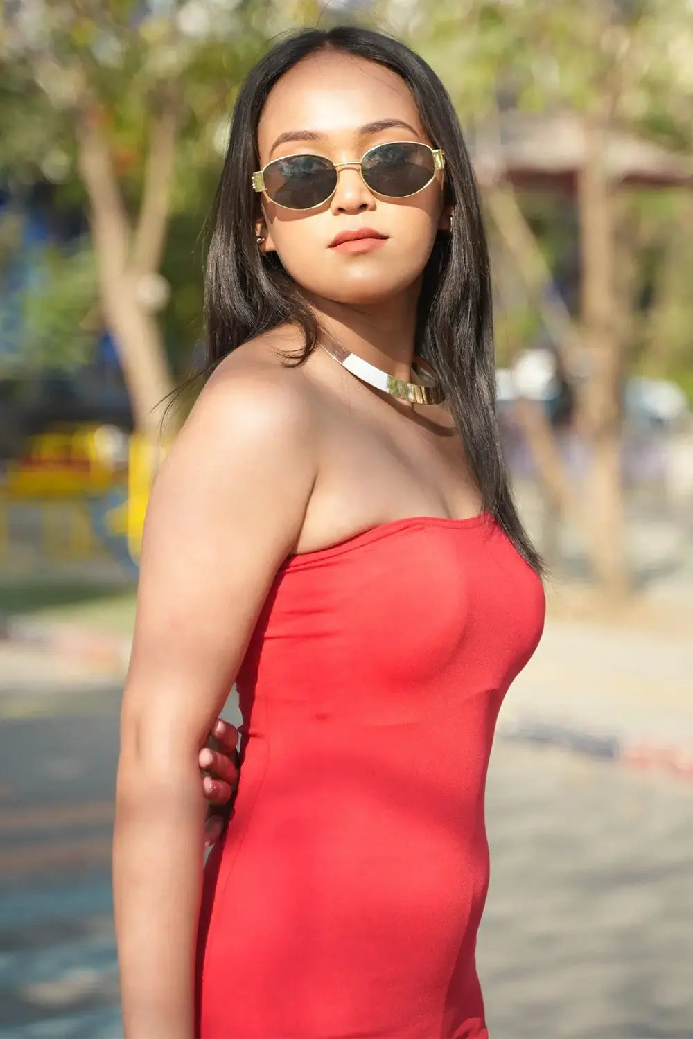 Scarlet Stride Bodycon Dress